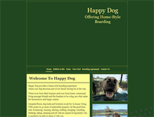 Tablet Screenshot of happydogpdx.com